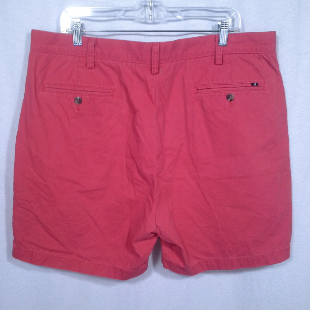 Nautica men shorts Size 38W 39x6 Pink coral salmon 39x6 Bermuda hiking - Picture 5 of 8
